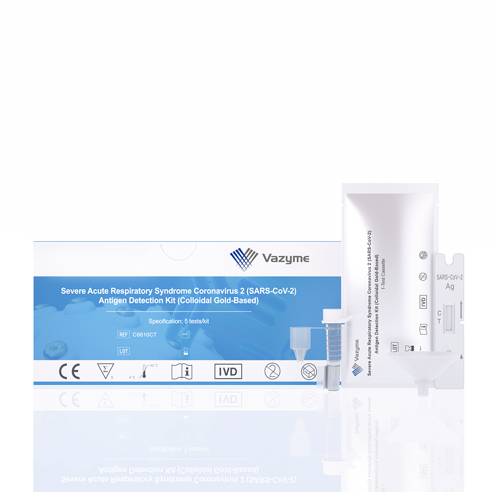 Severe Acute Respiratory Syndrome Coronavirus 2 (SARS-CoV-2) Antigen Detection Kit (Colloidal Gold-Based)
